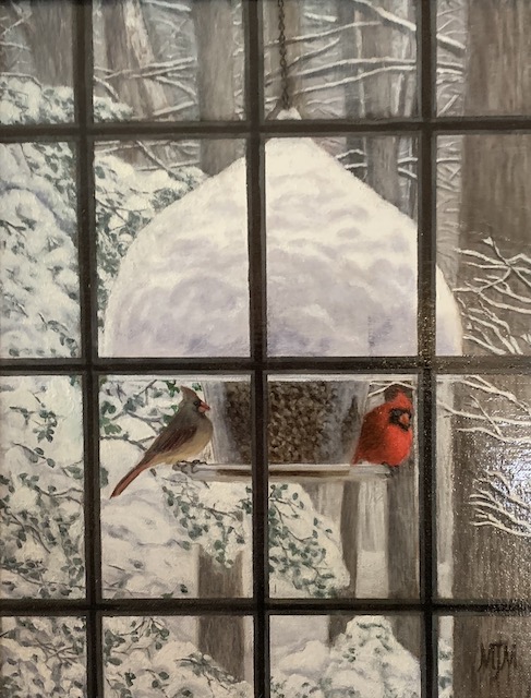 Cardinals at the Feeder