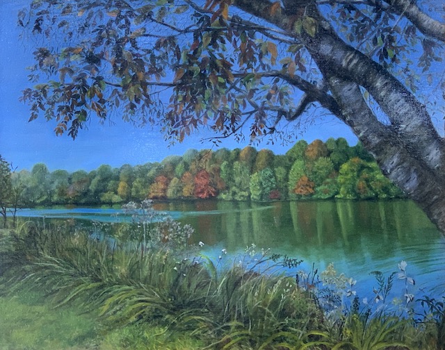 Centennial Lake in Fall