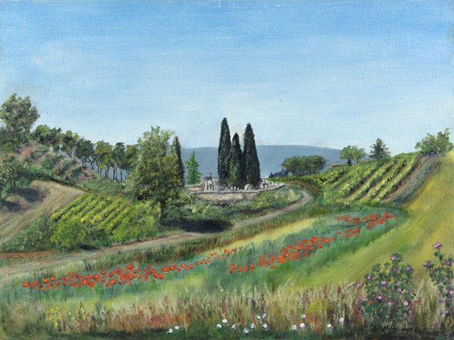 Poppy Field Near Villars